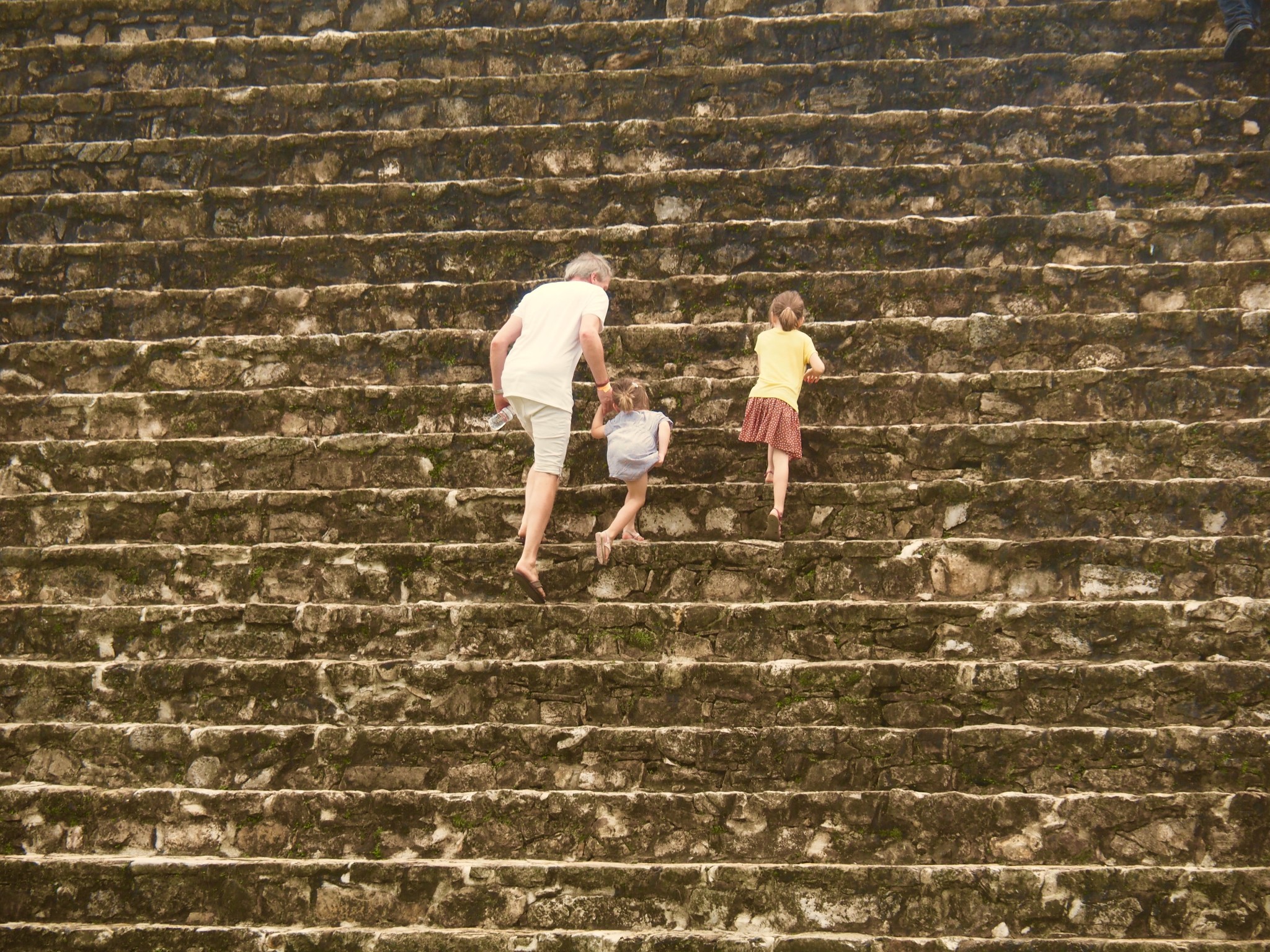 Den "Palast" von Palenque darf man erklimmen