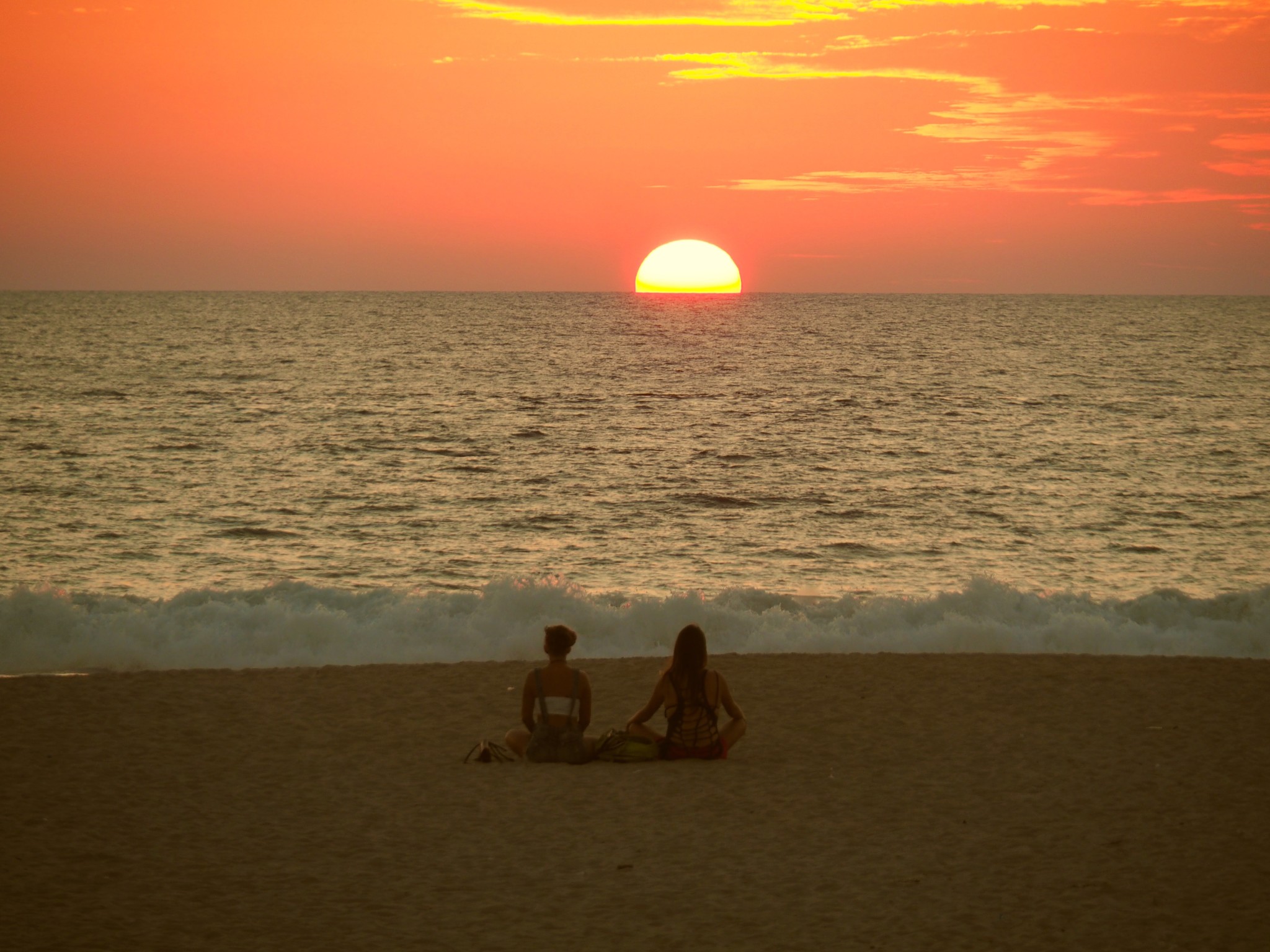 Zum Meditieren schön: Sonnenuntergang in Puerto Escondido