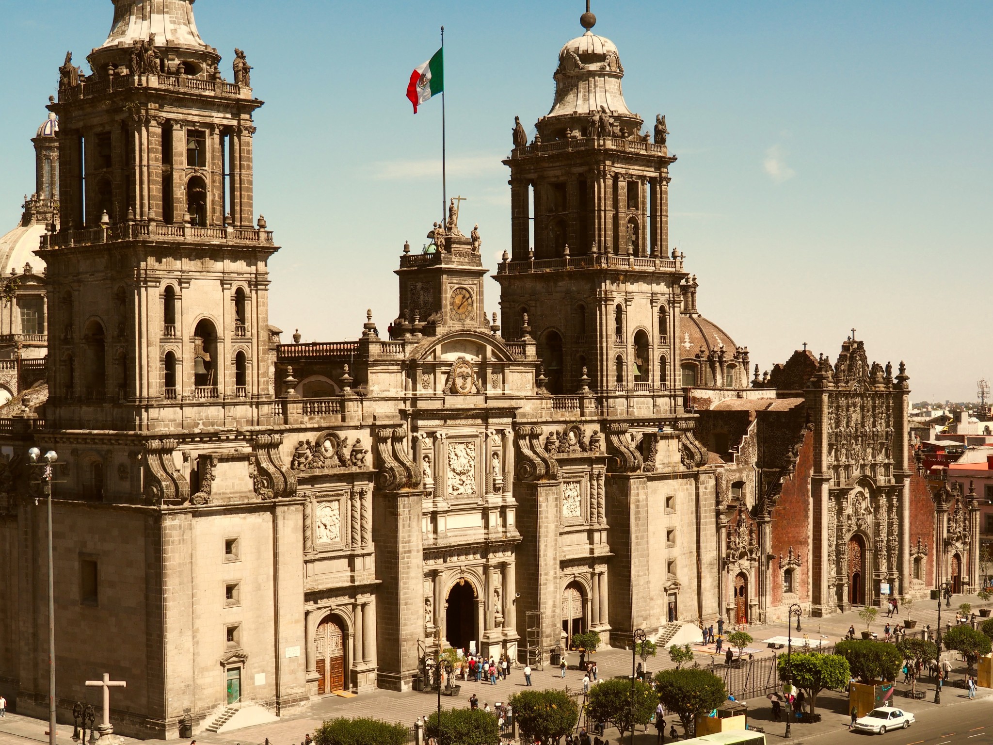 Die Kathedrale von Mexico City ist die größte Lateinamerikas